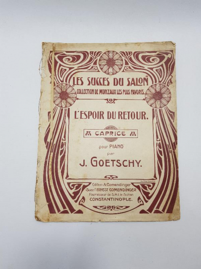 CONSTANTINOPLE - NOTA KİTAPÇIĞI 