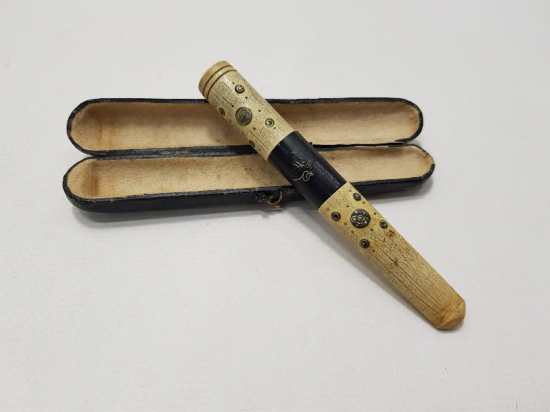 OSMANLI DÖNEMİ TUĞRALI VE AY YILDIZLI MORS DİŞİ AĞIZLIK 