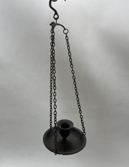 OSMANLI DÖNEMİ NADİR FORMDA SÜLEYMANİYE İŞİ ASKILI KAHVECİ MUMLUĞU - HAN MUMLUĞU