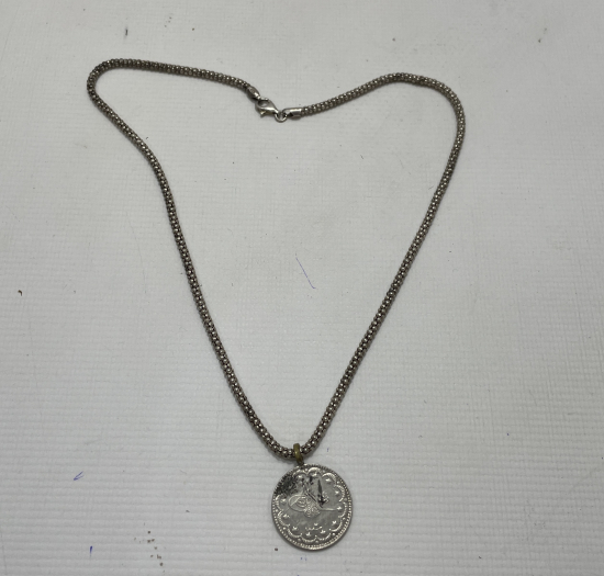 OSMANLI DÖNEMİ KOLYE FORMUNDA 5 KURUŞ