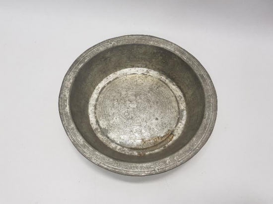 OSMANLICA YAZILI BAKIR TABAK 