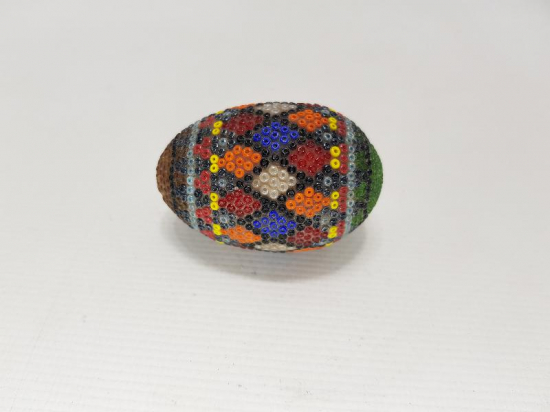 OSMANLI DÖNEMİ ETRAFI BONCUK İŞLEME PASKALYA YUMURTASI 