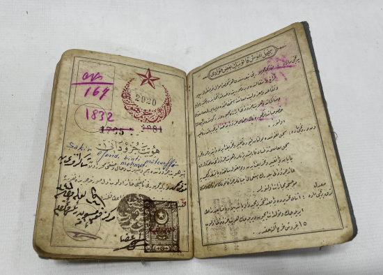 OSMANLI DÖNEMİ NÜFUS CÜZDANI - KAFA KAĞIDI