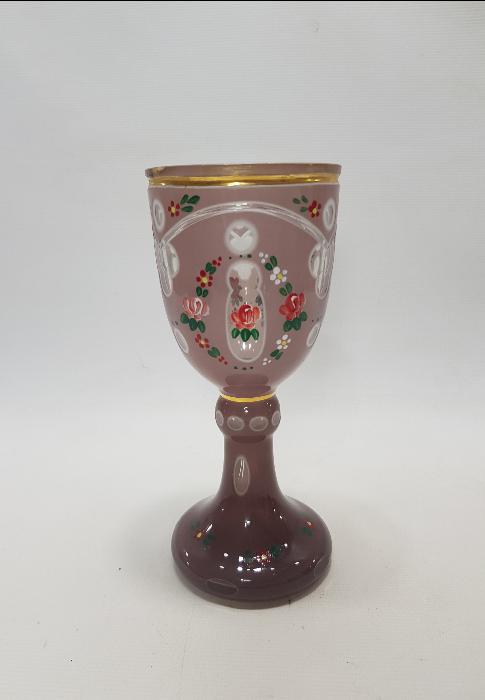 OSMANLI DÖNEMİ BOHEM KRİSTAL KADEH 