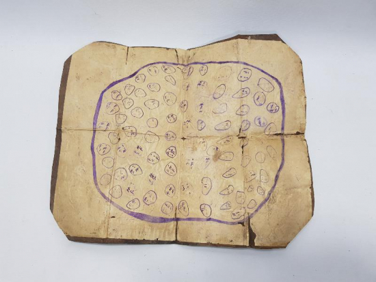 OSMANLI DÖNEMİ DERİ ÜZERİ EL YAZMA TILSIM 