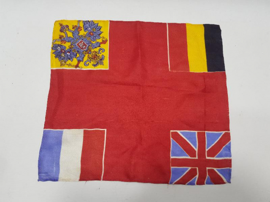 1. DÜNYA SAVAŞI İTTİFAK İPEK MENDİL 