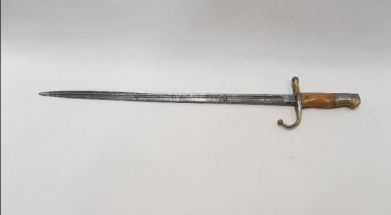 1. DÜNYA SAVAŞI DÖNEMİ TUĞRALI VE OSMANLICA YAZILI SÜNGÜ 