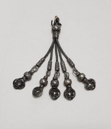 KAZAZ GÜMÜŞ TESPİH PÜSKÜLÜ