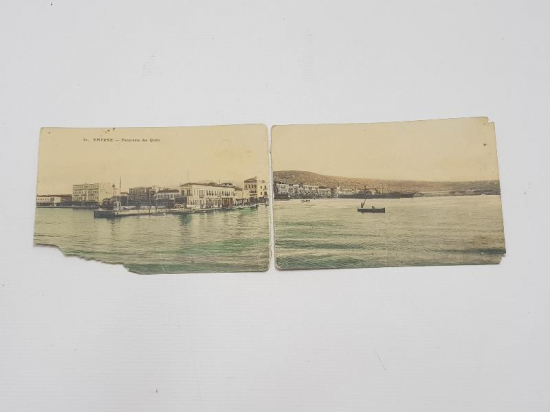 OSMANLI DÖNEMİ İKİ ADET İZMİR KARTPOSTALI 