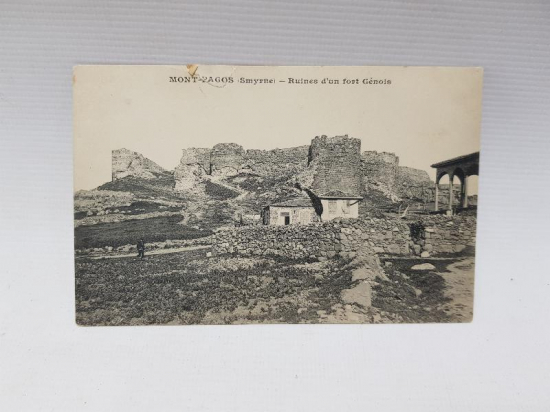 OSMANLI DÖNEMİ İZMİR KADİFEKALE - SMYRNE MONT PAGOS 