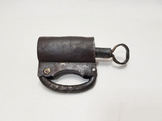 OSMANLI DÖNEMİ NADİR FORMDA KİLİT VE ANAHTARI 