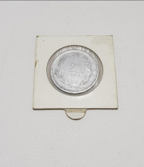 1976 2,5 LİRA TERS DÜZ 