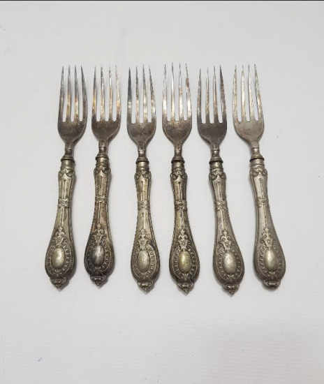 GÜMÜŞ KAPLAMA ÇATAL SETİ 