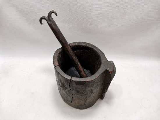 OSMANLI DÖNEMİ AHŞAP DİBEK 