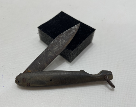 ANTİKA BOYNUZ SAPLI ÇAKI 