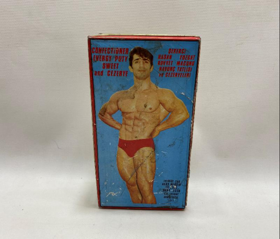 MERSİN: ŞEKERCİ HASAN YOZGAT KUVVET MACUNU KUTUSU 