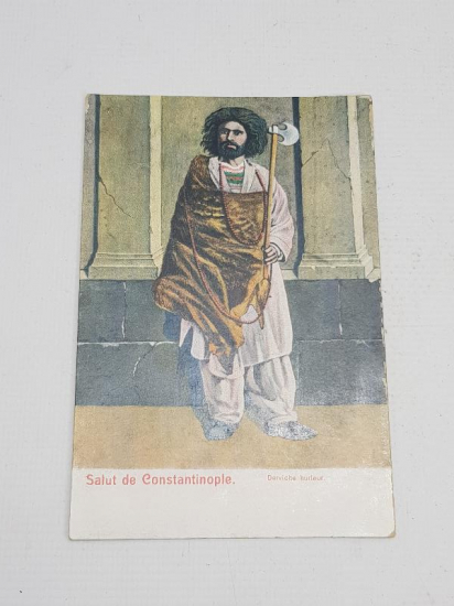 OSMANLI DERVİŞ KARTPOSTALI 