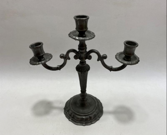 ÜÇ KOLLU ANTİKA TUTYA ŞAMDAN 