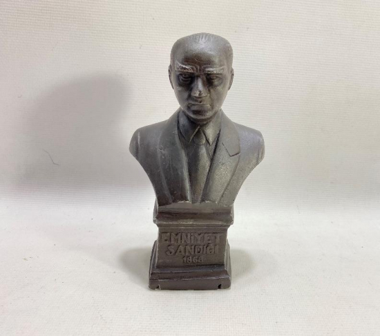 ATATÜRK HEYKELLİ EMNİYET SANDIĞI KUMBARA 