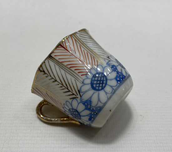 MEİSSEN 'İN OSMANLI PAZARI İÇİN YAPTIĞI EL BOYAMA FİNCAN