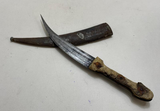 OSMANLI DÖNEMİ ÇERKES İŞİ YILAN DİLİ HANÇER