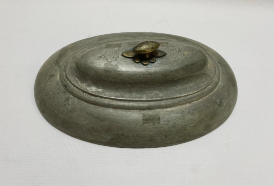 OSMANLICA VE ERMENİCE USTA DAMGALI TABAK KAPAĞI