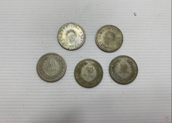 1947 YILI GÜMÜŞ 50 KURUŞ LOTU