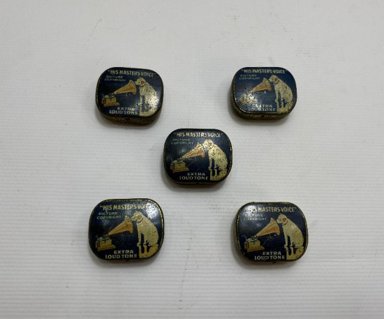 5 ADET GRAMOFON İĞNESİ KUTUSU 