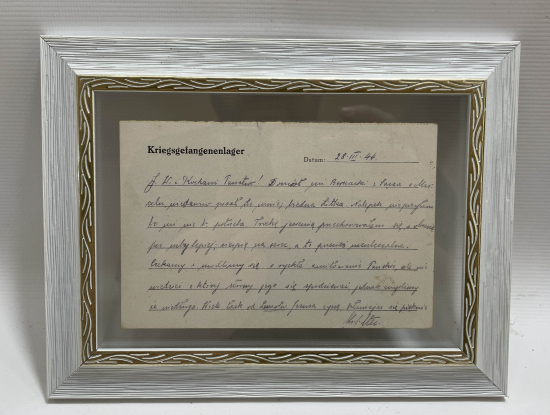 2. DÜNYA SAVAŞI DÖNEMİ ESİR MEKTUBU