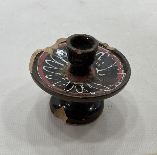 OSMANLI DÖNEMİ NADİR FORMDA SİLLE İŞİ TEKKE MUMLUK