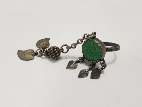 OSMANLI DÖNEMİ FARKLI FORMDA GÜMÜŞ YÜZÜK 