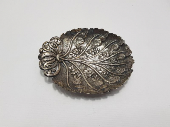 OSMANLI TUĞRALI VE SAH DAMGALI GÜMÜŞ İKRAMLIK 