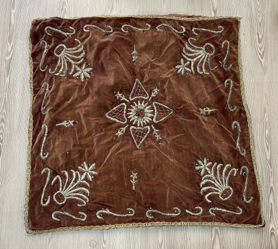 OSMANLI DÖNEMİ SIRMA İŞÇİLİKLİ GELİN BOHÇASI