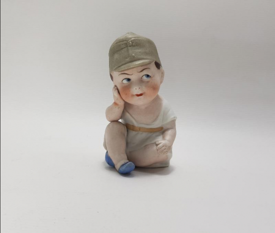 1. DÜNYA SAVAŞI DÖNEMİ ÇOCUK ASKER TEMALI ALMAN KIZILHAÇ BİBLO 