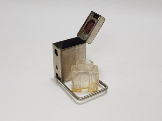 2. DÜNYA SAVAŞI ALMAN D.R.G.M. İLAÇ ŞİŞESİ VE MUHAFAZASI