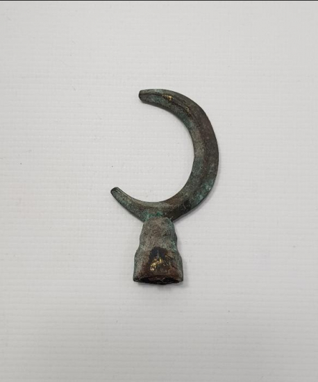 OSMANLI DÖNEMİ HİLAL FORMLU BRONZ ALEM 