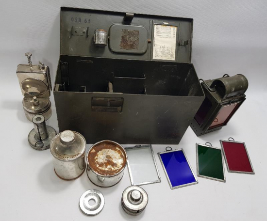 2. DÜNYA SAVAŞI DÖNEMİ ALMAN ASKERİ TEÇHİZAT ÇANTASI - LATERNE EINHEITS MIT. ZÜBEHOR