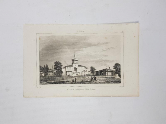 OSMANLI DÖNEMİ GRAVÜR: ESKİSARAY'DAKİ SARAY 