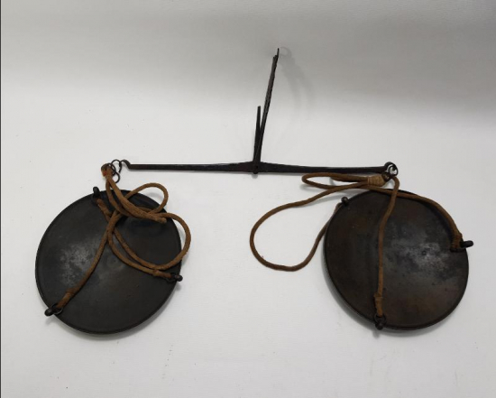 OSMANLI DÖNEMİ  SÜLEYMANİYE İŞİ NADİR BRONZ TERAZİ 