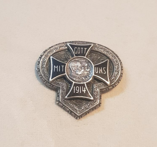 1. DÜNYA SAVAŞI GÜMÜŞ İTTİFAK ROZET 