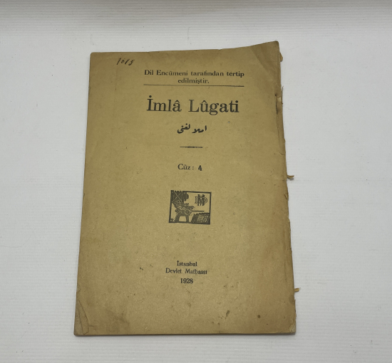 1928 YILI ÇOK NADİR İMLA LUGATI 