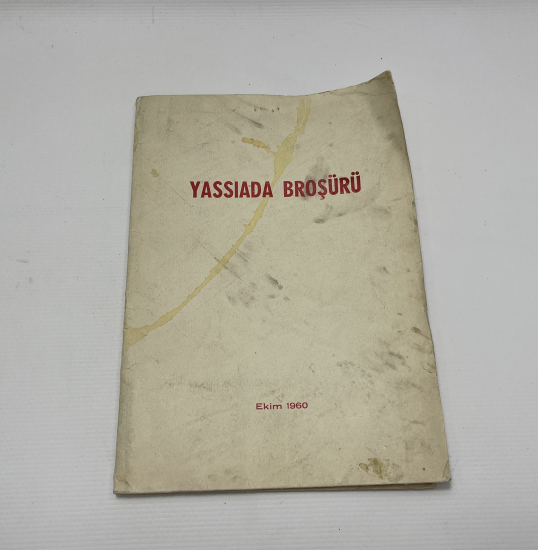 ADNAN MENDERES İÇİN HAZIRLANMIŞ NADİR YASSI ADA BROŞÜRÜ