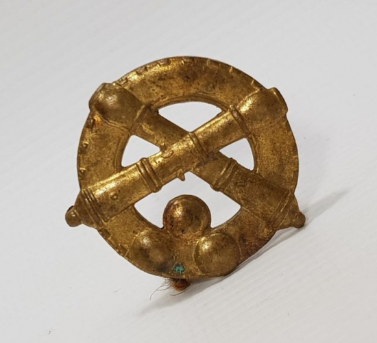 1. DÜNYA SAVAŞI DÖNEMİ ÇOK NADİR OSMANLI TOPÇU SUBAY ROZETİ 