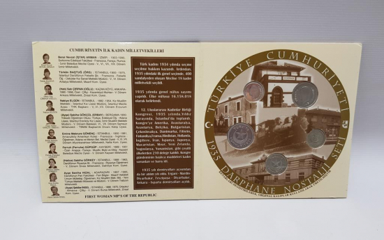 1935 DARPHANE NOSTALJİ SETİ - GÜMÜŞ HATIRA PARA SETİ 