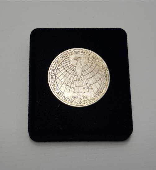 1973 ALMANYA GÜMÜŞ 5 MARK HATIRA PARA