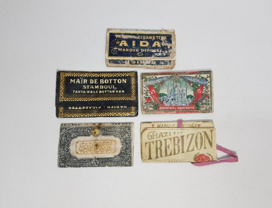 OSMANLI DÖNEMİ 5 ADET SİGARA KAĞIDI