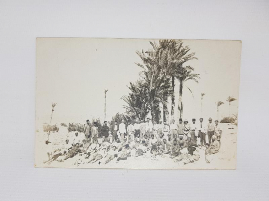 1. DÜNYA SAVAŞI SEYDİBEŞİR ESİR KAMPI OSMANLI ESİRLER FOTOĞRAF