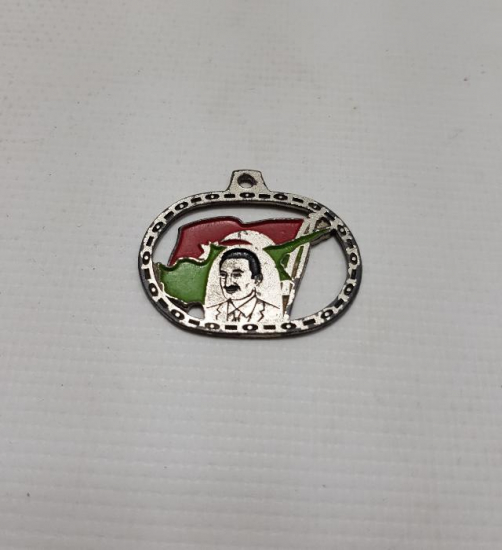 KIBRIS, BÜLENT ECEVİT VE TÜRK BAYRAĞI GÖRSELLİ KOLYE UCU 