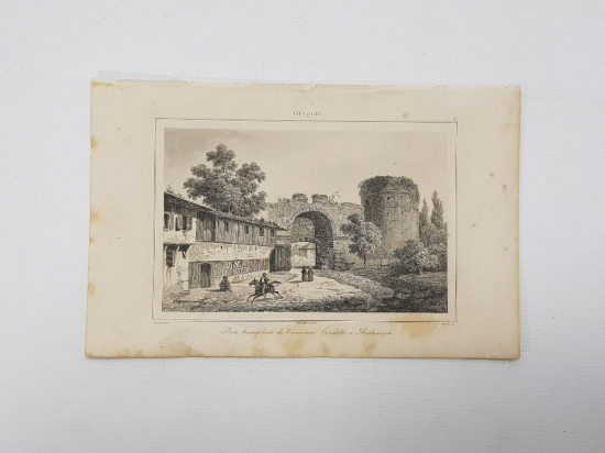 OSMANLI DÖNEMİ NADİR EDİRNE GRAVÜRÜ