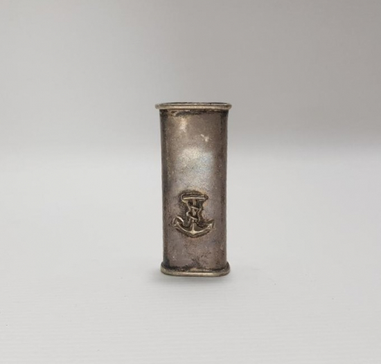 DENİZ ÇAPASI APLİKELİ GÜMÜŞ ÇAKMAK KILIFI 